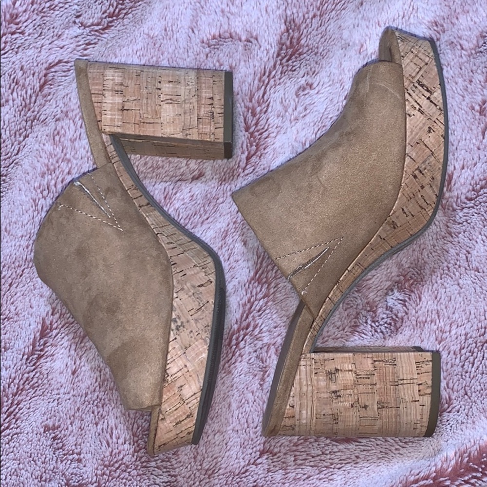 NEW Selah Cork Wedges